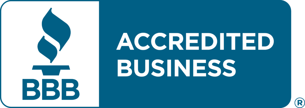 Independent Plumbing and Drain Care BBB accredited business horizontal badge